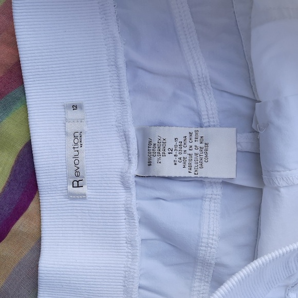 REVOLUTION White Cotton Cargo Skirt - Picture 3 of 5